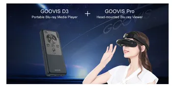 GOOVIS Pro VR Austiņas 3D Teātrī Brilles,3D Viewer Atbalsta 4K blu-ray Atskaņotājs Sony 1920x1080x2 HD Ekrāns ar 4K VR Brilles