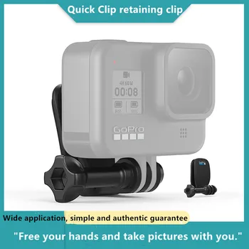 GoPro hero8 7 654 oriģinālu aksesuāru turētājs Sporta Kameras Mugursoma klipu kamera Cepuri Klipu