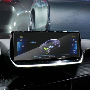 GPS Navigācijas Ekrāns Plēves Stikla Paneli Ekrānu Filmu Klimata Kontrole, Automobiļu Piederumi Peugeot 2008 2019 2020