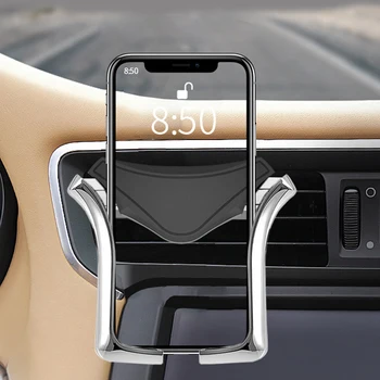 Gravitācijas Auto Turētāju Par Phone Automašīnu Gaisa Vent Mount Mobilā Tālruņa Turētājs GPS Stāvēt iPhone 12 11 8 Pro Samsung Xiaomi Huawei