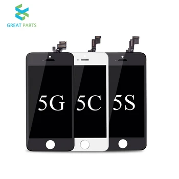 GreatParts iPhone 5 5C 5S LCD AAA Kvalitātes Displeju, Touch Screen Montāža Nomaiņa Labu kontaktu ar bezmaksas rīks