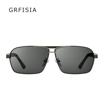 GRFISIA Saulesbrilles Vīriešiem Polarizētās UV400 Augstas Kvalitātes Polaroid Objektīvs HD Braukšanas Saules Brilles Vintage Laukumā Aizsargbrilles Vīriešu Gafas G481