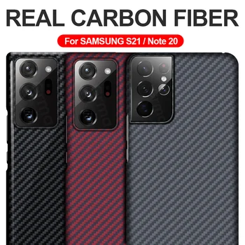 GRMA Nekustamā Tīra Oglekļa Šķiedras Vāks Samsung S21 Note20 S20 Ultra Case for Samsung Galaxy S20 S21 S10 S9, Ņemiet vērā, 10 Plus Lite Gadījumā
