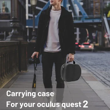 Grūti EVA Ceļojumu somiņa Uzglabāšanas Soma Oculus Quest 2 1 VR Austiņas Aizsardzības Uzglabāšanas Kārba, Oculus Quest2 VR Accessorie
