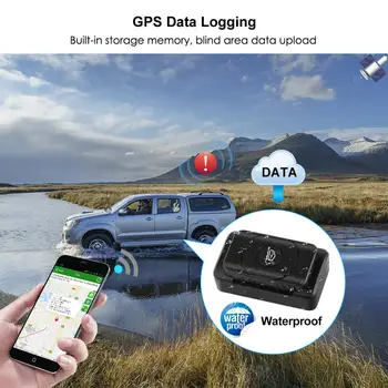 GSM GPS Tracker Auto TK202 Uzlabot TK905 GPS atrašanās vietas Ūdensizturīgs Magnēts SOS Signālu 90 Dienas Ilgu Gaidīšanas Transportlīdzekļu Tracker Bezmaksas APP
