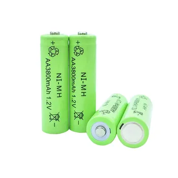 GTF 1.2 V Ni-MH AA uzlādējamas 3800mAh 2A neitrāls AA uzlādējamas baterijas LED Lukturīti Lāpu AA Baterias Bateria