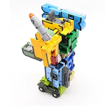 GUDI 15pcs Radoši Savienojot Izglītības Darbības Rādītāji Transformatoru Skaits Robots, Deformācijas Plaknes Auto Bērnu Rotaļlietu Pirkstu kuba