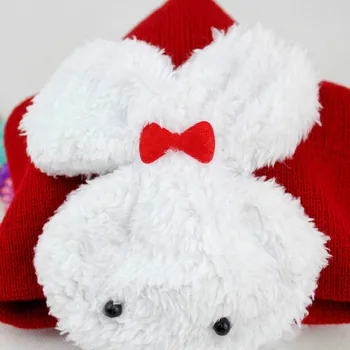 Gudrs Ziemas Bērnu Cepure Kopīgu Trušu Tamborētas trikotāžas-Adītas Cepurītes, piemēram, Zīdaiņu Zēni Meitenes Kapuci Earflap Bērni, Bērni Siltāks