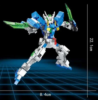 Gundam Modelis GN-001 GUNDAM paplašinātajā ietekmes novērtējumā Mech Radošo Anime Super Robots skaitļi Komplektē Celtniecības Bloki Rotaļlietas Zēniem Dāvanas