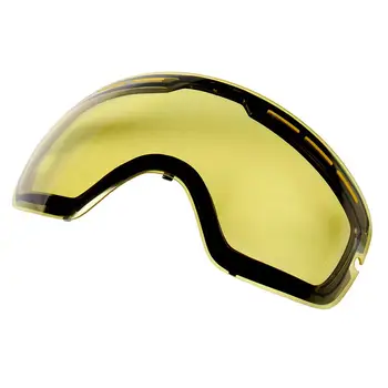 GV-201 Objektīvs Dzeltena Rotā Magnētisko Objektīvs Slēpošanas Brilles Anti-miglas UV400 Sfērisku Slēpošanas Brilles Nakts Slēpošana Objektīvs
