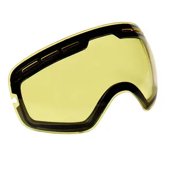 GV-201 Objektīvs Dzeltena Rotā Magnētisko Objektīvs Slēpošanas Brilles Anti-miglas UV400 Sfērisku Slēpošanas Brilles Nakts Slēpošana Objektīvs