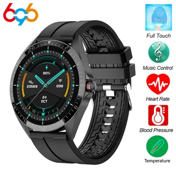 GW16T Smart Watch Sievietēm, Vīriešiem Ķermeņa Temperatūra, Sirdsdarbības Ātrums, asinsspiediens Skābekļa Monitors Skatīties Laika Displejs bluetooth Smartwatch