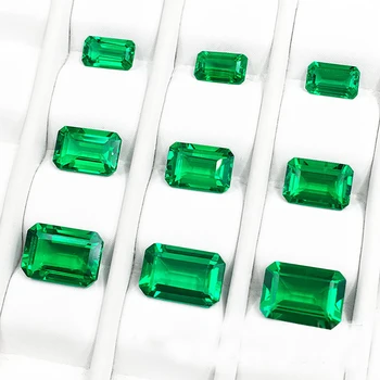 GZXSJG 3x5mm Lab Pieaudzis Emerald Izveidota Zaudēt Dārgakmens Rotaslietas personas Pielāgot Emerald Griešanas Vairumtirdzniecības Rotaslietas DIY