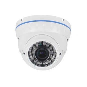 H. 265 5MP Augstas Izšķirtspējas Dome POE IP VIDEONOVĒROŠANAS Kamera Iekštelpu Mini Dome 2.8-12mm Varifocal Objektīvs P2P ONVIF Tīkla Novērošanas Kamera