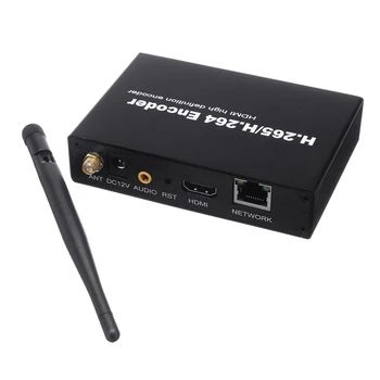 H. 265 H. 264 HDMI Video Audio Wifi Encoder IPTVs RTSP RTMP ONVIF HDMI Encoder H265 Par Tiešraidi Raidījums