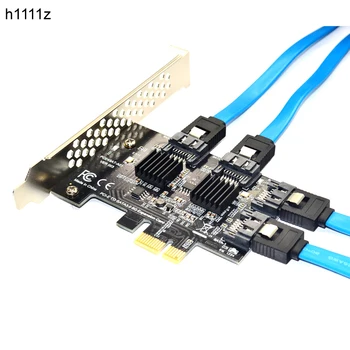 H1111Z Pievienot Uz Kartes SATA3 PCI-E/PCIE/PCI Express SATA 3 Kontroliera Reizinātājs SATA Karte/PCI Paplašināšanas E PCIE x1 SATA Portu Adapteri