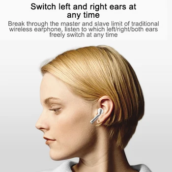H17T TWS Bezvadu Earbuds Bluetooth 5.0 Austiņas Austiņas Hi-fi Skaņas Taisnība Bezvadu Stereo Austiņas Lādēšanas Gadījumā PK i12 tws