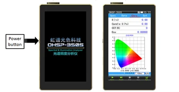 Hangzhou OHSP350S TM30 PAR PPFD Nir Spektrometru unibaody gaismas terapija testeris