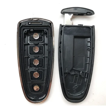 HANZSY 5 Pogas, Smart Tālvadības Atslēgu Piekariņu Ford Explorer Malas Aizbēgt Flex Vērsis Auto Atslēgu tukšu Gadījumā, korpusa Vāks ar Nesagrieztiem asmens