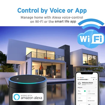 Haozee 3 In 1 Wifi Sirēnu Signālu Saistība Ar Temperatūras, Mitruma Sensors Tuya Smart Dzīves Alexa, Google Home
