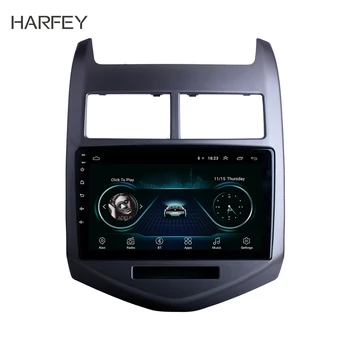 Harfey 9 collu Android 8.1 4-Core Auto GPS Navi Multivides Stereo Atskaņotāju 2010 2011 2012 2013 ChevyChevroletAVEO Atbalsta DVR