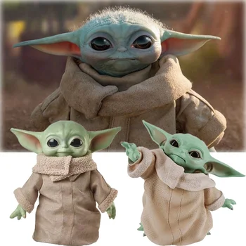 Hasbro 15cm Mandalo Star Wars Bērnu Yoda Nerātns Yoda Bērnu PVC Rīcības Lelle, Rotaļlietas Bērniem, Dāvanu