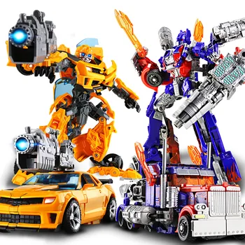 Hasbro Transformers Rotaļlietu 5 Modelis Optimus Prime Auto Robots Hornet Karavīrs Dinozauru Attēls Sakausējuma Izdevums Bērnu Ziemassvētku Dāvanu