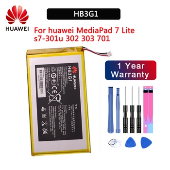Hauwei oriģināls HB3G1 4000mAh MediaPad Akumulatoru Huawei S7-303 S7-931 T1-701u S7-301w MediaPad 7 Lite s7-301u S7-302