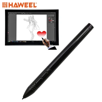 HAWEEL USB Digital Pen Irbuli, lai Huion Grafikas Tablete Uzlādējams Peli Digitizer Pildspalvu