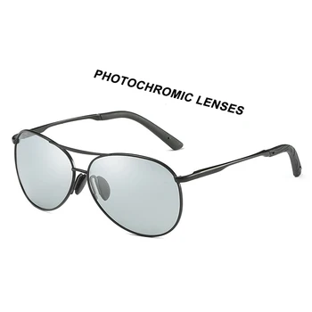 HBK 2019 Braukšanas Photochromic Polarizētās Saulesbrilles, Hameleonu Krāsas, Saules brilles oculos de sol masculino PM0152P
