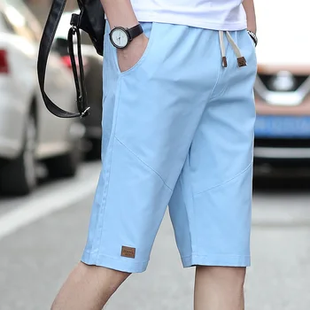HCXY zīmolu bikses vīriešu 2020. gada Vasaras jauno Taisni Vīriešu modes kokvilnas īsās bikses-Šorti tīrtoņa Krāsu Gadījuma Pludmales Šorti vīriešiem