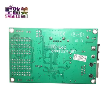 HD-E62 led kontrolieris Bezvadu pārraides U-Disk / RJ45 tīkla ports kontroles karte P10 P6 P8 led ekrānu rs232
