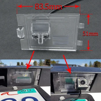 HD Fisheye Starlight Automašīnu Atpakaļskata Kamera Jeep Compass 2011. -. G/Patriot 2007. - 2016.gadam Auto Reverss Autostāvvieta Monitors