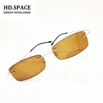 HD.telpas pabeidzis lasījumā bez apmales brilles, ultra-light bezrāmju lasījumā brūnas lēcas, saulesbrilles modes lasīšanas brilles