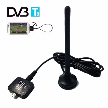 HD809 USB DVB-T2 TV Stick HD Digitālās TV Uztvērējs par Android Tālrunis Pad DTV Satelīta Uztvērējs