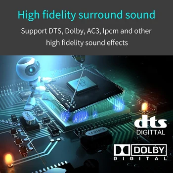 HDMI ARC audio extractor HDCP CVK TOSLINK Optiskā SPDIF un 3,5 mm, RCA Audio Converter 4K x 2K 3D HDMI Audio Splitter Adapteris HD360