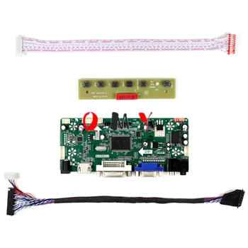 HDMI+DVI+VGA LCD Kontrolieris Vadītāja Monitoru Komplekts LP156WH3-TLS2 LED Panelis 1366X768 LP156WH3(TL)(S2) bezmaksas piegāde