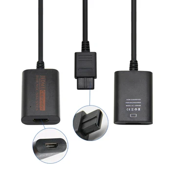 HDMI Pārveidotājs NVE/NGC/SFC Gamecube 1080P Retro Video Spēļu konsole, HD Kabelis Konversijas nodaļas Vadītājs