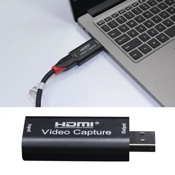 HDMI Video Capture Karte, USB 2.0, HDMI Video Grabber Ierakstīt Lodziņā PS4 Spēle DVD Videokamera, Fotokamera Ieraksta Tiešraidi X6HA