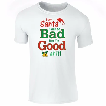 Hei Santa Ziemassvētku Smieklīgi Tee T-Krekls Top Tumblr Jaunums Ziemassvētku Dāvanu Noslēpums, Santa Tee Tee Kreklu Tshirt