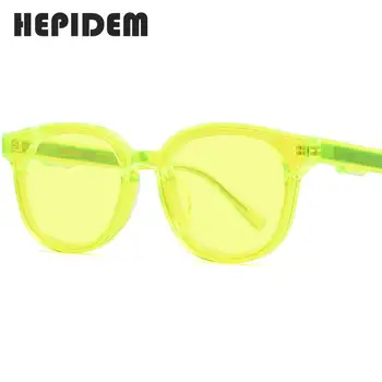 HEPIDEM Vintage Maigu Saulesbrilles Vīriešiem 2020. Gadam Dzīvoklis Objektīvs Liels Lielizmēra Kvadrātveida Rāmis, Saules Brilles Sievietēm Zīmola Dizaina Brilles gm 004