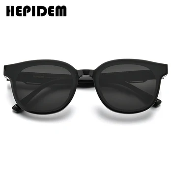 HEPIDEM Vintage Maigu Saulesbrilles Vīriešiem 2020. Gadam Dzīvoklis Objektīvs Liels Lielizmēra Kvadrātveida Rāmis, Saules Brilles Sievietēm Zīmola Dizaina Brilles gm 004