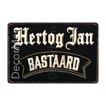 Hertog jan Bišu Skārda Pazīmes Pasūtījuma vairumtirdzniecības Metāla vīna Nīderlande krāsošana Bārs KROGS Dekoru WX1