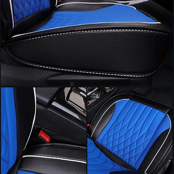 HeXinYan Vispārējo Ādas Automašīnu Sēdekļu Pārvalki Renault Latitude scenic 3 Captur duster simbols Laguna 2 Megane kadjar fluence