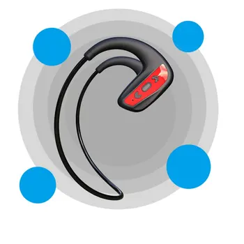 HIFI 16.G Bezvadu Austiņas IPX8 Ūdensizturīgs Peldēšana Austiņu Sporta Earbuds Bluetooth Stereo Austiņas MP3 Bluetooth Austiņas