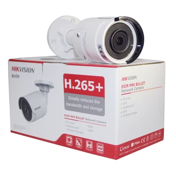Hikvision Sākotnējā 6MP IP kameras DS-2CD2063G0-es IR30m Āra IP Kamera Atbalsta Uzlabot EZVIZ P2P POE H. 265 ūdensizturīgs IP67