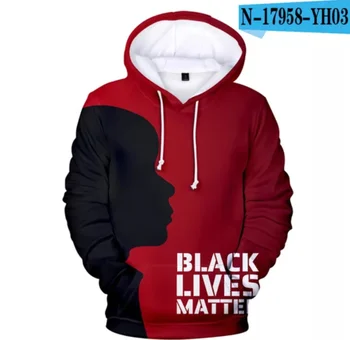 Hip hop es NEVARU ELPOT Apģērbu Black Dzīvo Jautājumu 3D Kpop Hoodies sporta Krekli Hoodies Bērniem/vīriešu/sieviešu Ikdienas Kapuci
