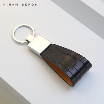Hiram Beron ādas atslēgu turētājs ievadīšana croco modelis luksusa preces dāvanu dropship