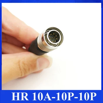 Hirose Connector 10 pin male plug, HR10A-10P-10P, Kameras strāvas savienotājs kontaktdakšu,PointGrey Basler GIGE DVV Rūpniecības CCD Kamera