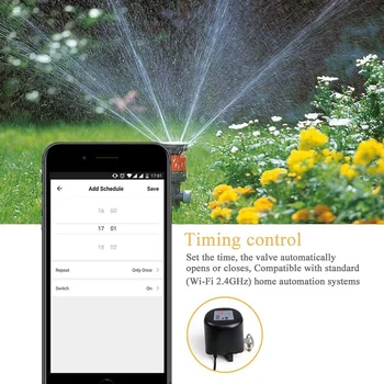 HLZS-Smart WIFI Gāzes Ūdens Vārstu Kontroles Mājas Automatizācijas Sistēma ir Saderīga ar Alexa, Google APP